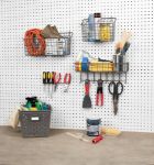 Picture of Large Pegboard & Wall Mount Basket - Industrial gray