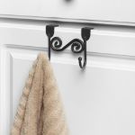 Picture of Scroll™ Over the Cabinet Door Double Hook - Black