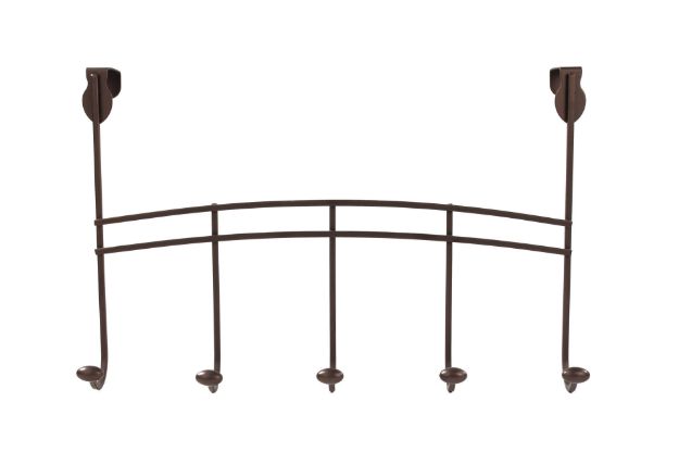 Picture of Duchess Over the Door 5-Hook Rack - Bronze