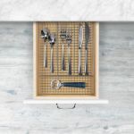 Picture of Grid Small Flatware Tray - Satin Nickel