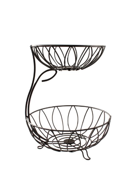 Picture of Leaf Arched 2-Tier Server - Black