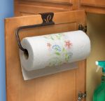 Picture of Leaf Over the Cabinet Paper Towel Holder - Bronze