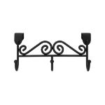 Picture of Scroll™ Over the Cabinet Triple Hook - Black