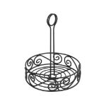 Picture of Scroll Condiment Stand - Black