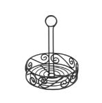 Picture of Scroll Condiment Stand - Black