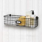 Picture of Vintage Living Wall Mount Basket - Black