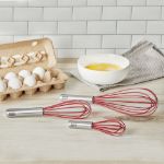 Picture of 9" Silicone Coated Stainless Steel Beat Whisk - Cayenne
