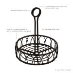 Picture of Twist Condiment Stand - Black