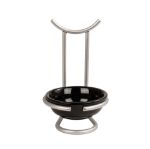 Picture of Euro Spoon Rest With Ceramic Dish - Satin Nickel