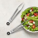 Picture of Elements 7" Mini Stainless Steel Tongs - Set of 2