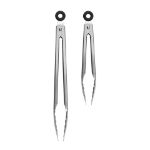 Picture of Elements 9" & 12" Stainless Steel Tongs - Set of 2 