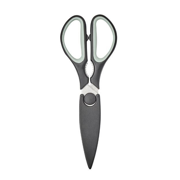 Picture of Elements Kitchen Shears with Sheath Blue Haze/Black