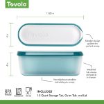 Picture of TovoloGlide-A-Scoop Ice Cream Tub 1.5 QT Marine Blue