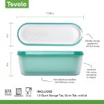 Picture of Tovolo Glide-A-Scoop Ice Cream Tub 1.5 QT Tropical Breeze