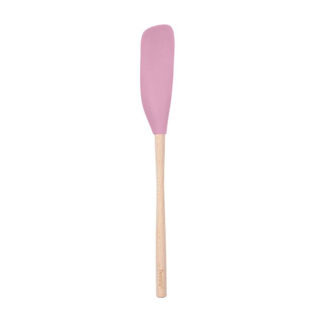 Picture of Flex-Core Jar Scraper Wood Handle Pink Sorbet