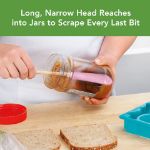 Picture of Flex-Core Jar Scraper Wood Handle Pink Sorbet