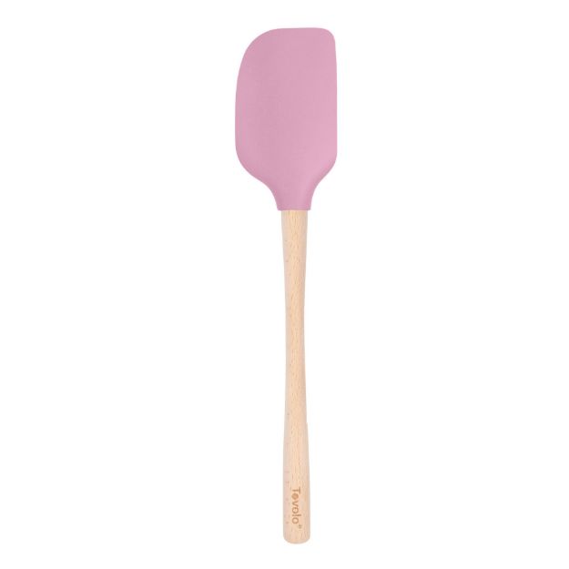 Picture of Flex-Core Spatula Wood Handle Pink Sorbet