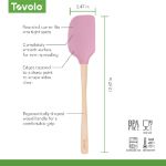 Picture of Flex-Core Spatula Wood Handle Pink Sorbet