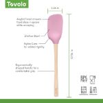 Picture of Flex-Core Spoonula Wood Handle Pink Sorbet