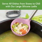 Picture of Silicone Ladle SS Handle Pink Sorbet