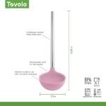 Picture of Silicone Ladle SS Handle Pink Sorbet