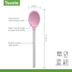 Picture of Silicone Mixing Spoon SS Handle Pink Sorbet