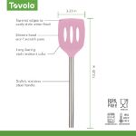 Picture of Silicone Slotted Turner SS Handle Pink Sorbet