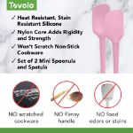 Picture of Flex-Core Mini Spat Spoon All Silicone Pink Sorbet