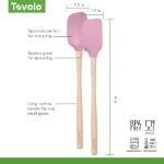Picture of Flex-Core Mini Spat Spoon Wood Handle Pink Sorbet