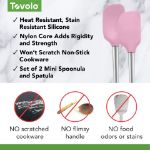 Picture of Flex-Core Spat Spoon SS Handle Pink Sorbet