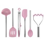 Picture of Silicone Utensil Set S/6 Pink Sorbet