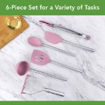 Picture of Silicone Utensil Set S/6 Pink Sorbet