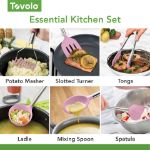 Picture of Silicone Utensil Set S/6 Pink Sorbet