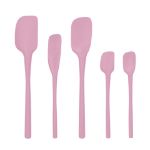 Picture of Flex-Core All Silicone Assorted Spatulas - Set of 5 Pink Sorbet