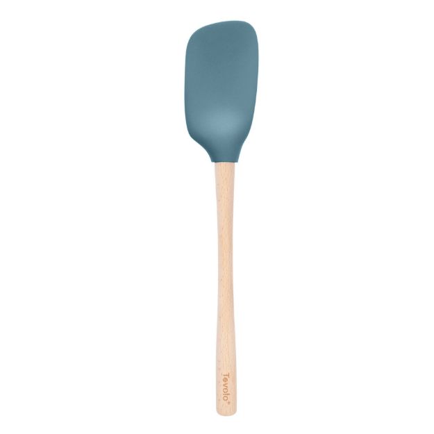 Picture of Flex-Core Spoonula Wood Handle Blue Slate