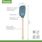 Picture of Flex-Core Spoonula Wood Handle Blue Slate