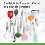 Picture of Silicone Potato Masher SS Handle Blue Slate