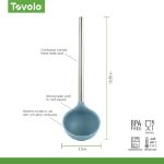 Picture of Silicone Ladle SS Handle Blue Slate