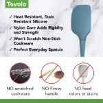 Picture of Flex-Core Spatula All Silicone Blue Slate