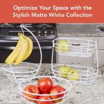 Picture of Euro Server 2-Tier Matte White
