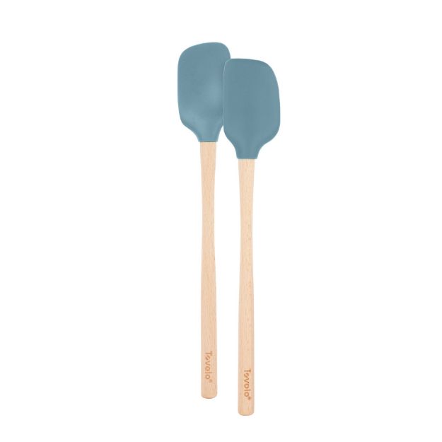 Picture of Flex-Core Mini Spat Spoon Wood Handle Blue Slate