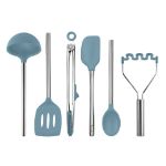 Picture of Silicone Utensil Set S/6 Blue Slate