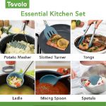 Picture of Silicone Utensil Set S/6 Blue Slate