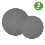 Picture of 10" + 12" Microwave Mats - Set of 2 - Charcoal 