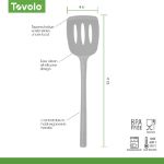 Picture of Flex-Core All Silicone Slotted Turner - Oyster Gray