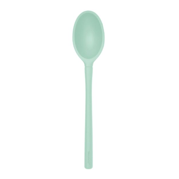 Picture of Flex-Core All Silicone Small Deep Spoon - Aqua