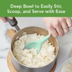 Picture of Flex-Core All Silicone Small Deep Spoon - Aqua