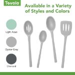 Picture of Flex-Core All Silicone Small Deep Spoon - Oyster Gray