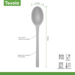 Picture of Flex-Core All Silicone Small Deep Spoon - Oyster Gray
