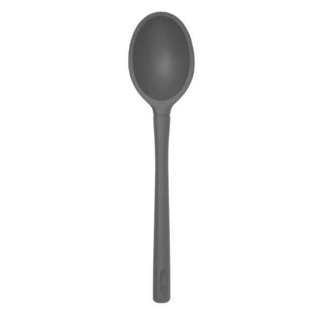 Picture of Flex-Core All Silicone Solid Deep Spoon - Charcoal